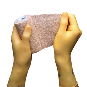 Cohesive Bandage 3M™ Coban™ 1 Inch X 5 Yard Self-Adherent Closure Tan NonSterile Standard Compression