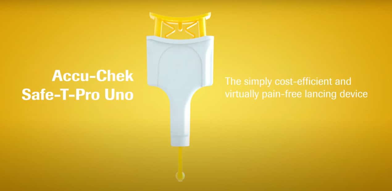 Accu-Chek Safe T Pro Uno single-use lancing device