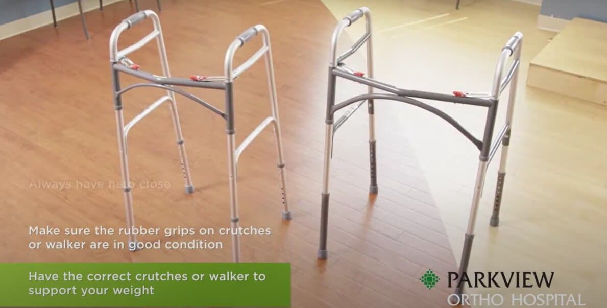 Using a Walker and Crutches: Safety Tips Video