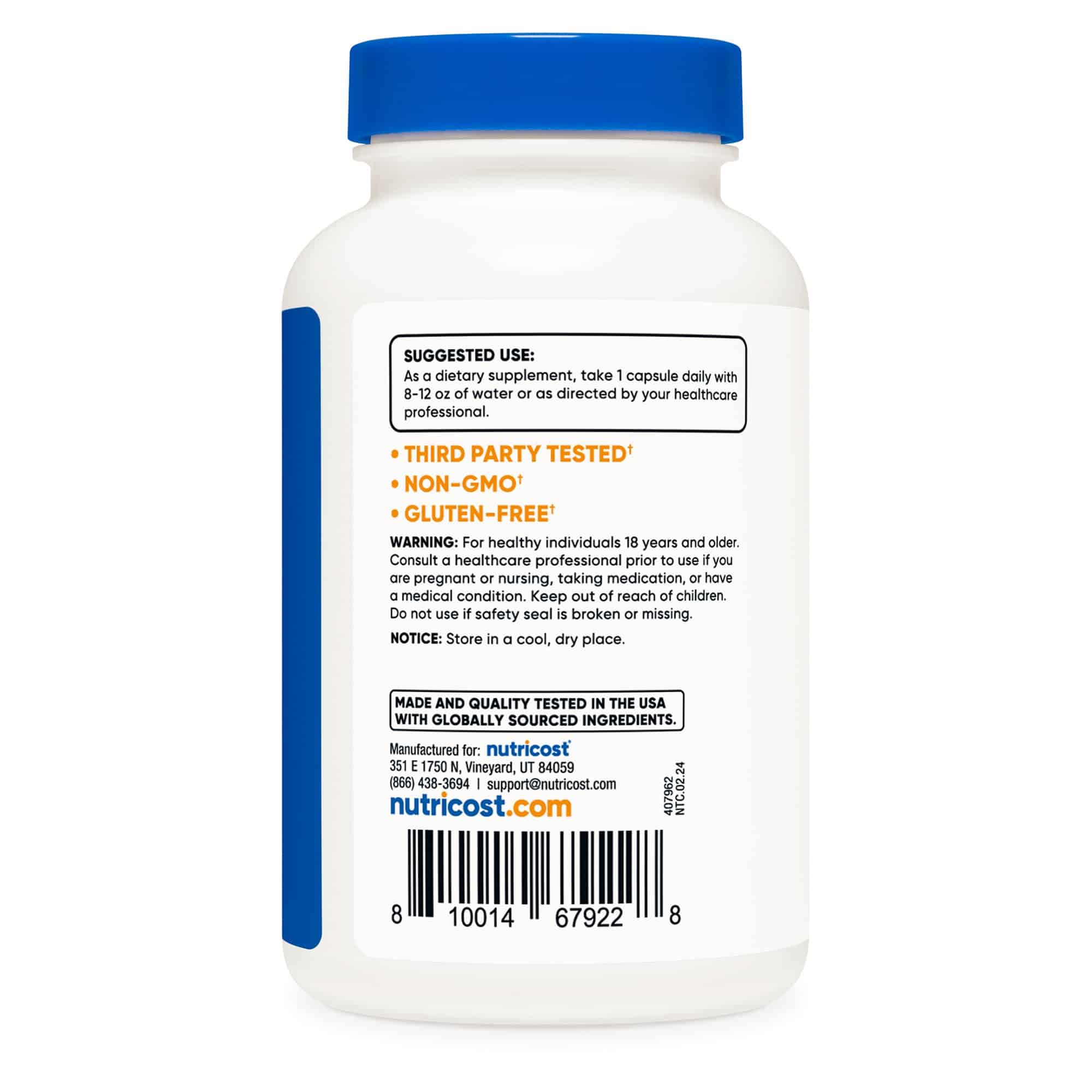 Nutricost® | Folic Acid B Vitamin