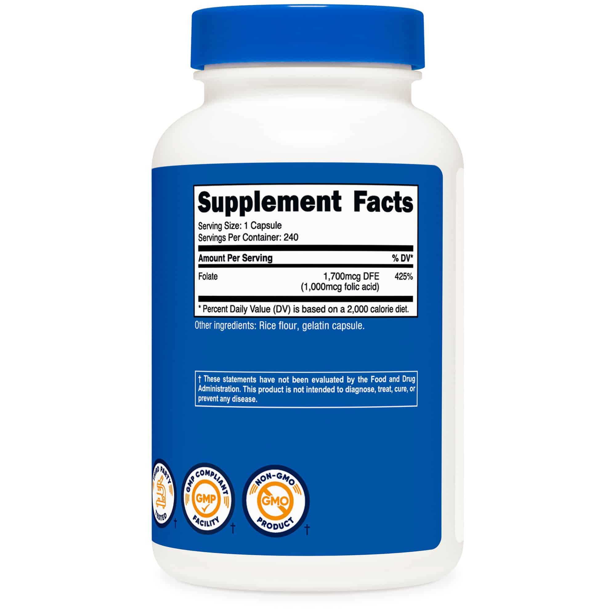 Nutricost® | Folic Acid B Vitamin