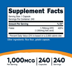 Nutricost® | Folic Acid B Vitamin