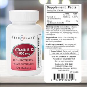 Geri-Care®Vitamin B-12 1000mcg