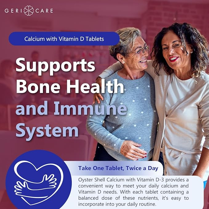 Geri-Care® | Calcium & Vitamin D Tablets